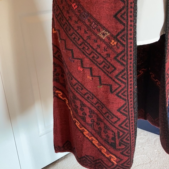 Long knit vest reversible duster - Picture 3 of 12